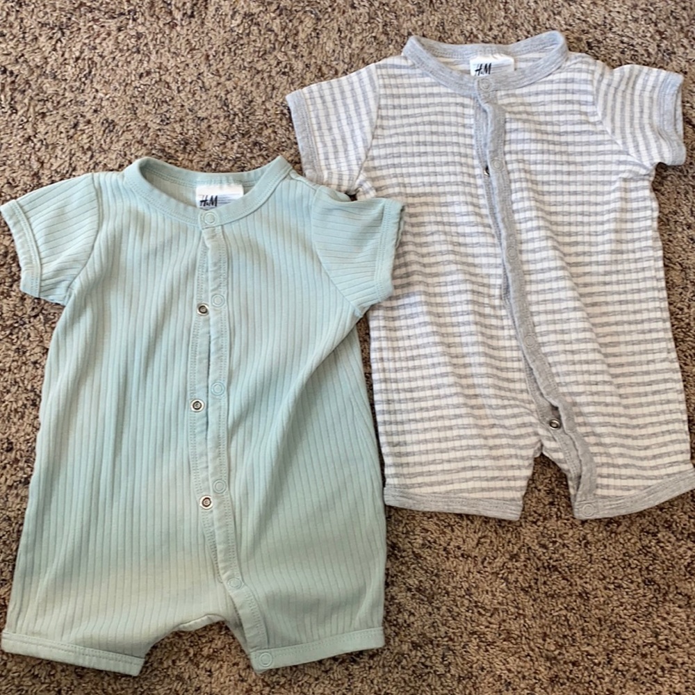 H&M short sleeve rompers